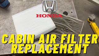 Honda Civic Cabin Air Filter Replacement - (2006-2022)