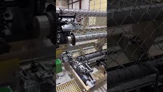 Galvanized Chain link fence production #chainlink #chainlinkfence #fence #fencing #fencecontractor