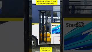 tata  passenger door automatic air cylinder controller installation ( tata eicher sml ASHOKLEYLAND)