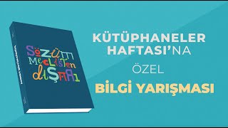 ÖDÜLLÜ YARIŞMA | SMD Kütüphane Haftası