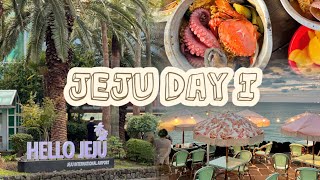 【JEJU VLOG】Noraba Seafood Noodle, Sunset Cafe, Balck pork bbq, Airbnb