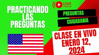 Clase de ciudadanía estadounidense Enero 12, 2024