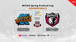 🟢 DOTA 2 LIVE - ACCESS VS INFINITE WARD  |  GRANDFINALS | WCAA Spring Festival Cup