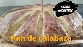 COMO hacer PAN de CALABAZA FACIL😍🤤 PAN de  AUYAMA FACIL 2021- CURSO de PANADERIA