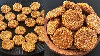 Sesame Candies| Seame Brittle |Til Rewari |Til Gur Revdi| Revri | Lori Special Revdi| Nuvvula chikki