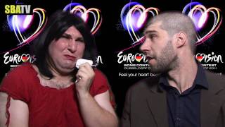 Eurovision Song Contest 2011 : Part 3, Dana International runs amok in SBA Press Conference