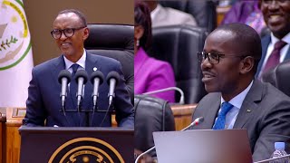 Senateri EVODE yongeye gusetsa Perezida Kagame n abandi baramwenyura !