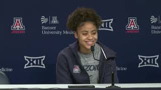 Arizona Women's Basketball Press Conference - Lauryn Swann