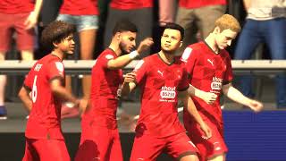 Carlos Rodríguez scores goal after great individual play on Leyton Orient - Rochdale AFC (FIFA23)