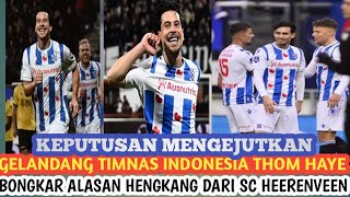 Pemain Gelandang Timnas Indonesia bongkar alasan hengkang dari Sc Heerenveen