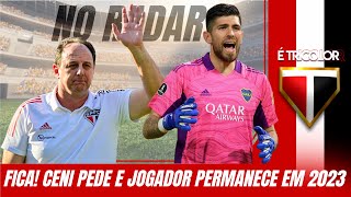 VAI FICAR! A PEDIDO DE ROGERIO O SPFC CONFIRMA A PERMANENCIA DE TITULAR! NO RADAR