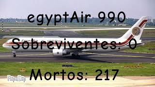 egyptAir flight 990 - Crash animation