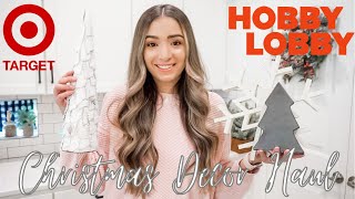 *COZY* CHRISTMAS DECOR HAUL 2021 | TARGET & HOBBY LOBBY CHRISTMAS DECOR | + Cupshe