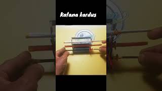 Katana zoro mini/samurai mini#cardboard #kardus #onepiece