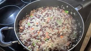 Keto Gallo Pinto (Costa Rican rice and beans.)