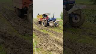 farmtrac 60 on full loaded tralla , whatsapp status video #shorts #farmers