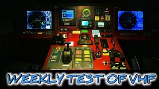 WEEKLY TEST OF VHF