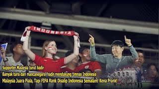 Malaysia Berkoar 4njin9 Indonesia Geser Ranking FIFA dalam Waktu Singkat! Gemuruh suporter garuda