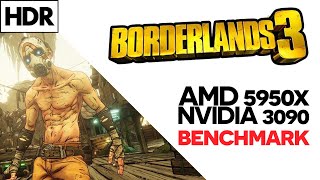 AMD 5950X + RTX 3090 BENCHMARK 🔥 Borderlands 3 🔥 3440x1440 Ultrawide + HDR + BADASS QUALITY