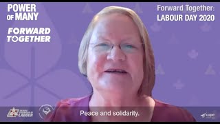 Labour Day message from Janice Folk-Dawson, Executive Vice President of the OFL