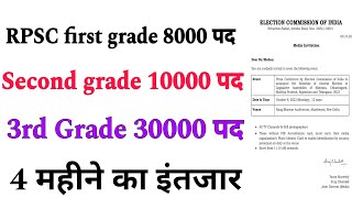 RPSC first grade new vacancy news today 🤭। rpsc 2nd grade New vacancy news। REET New vacancy।3rd gr