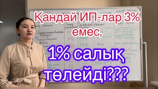 Қандай ИП-лар 1% қана салық төлейді???