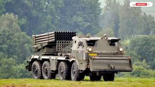 Russia's Lancet-3 #kamikaze #drone attacks RM-70 multiple rocket launcher BM-21 Grad #army #Ukraine