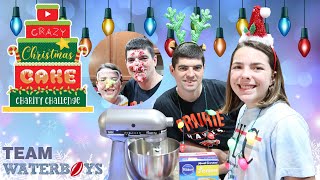 Christmas Crazy Cake Challenge with YouTube Families - Drina Dayz