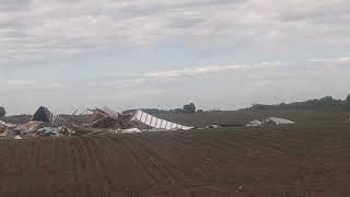 June 4th 2024 storm. #5 video Labraaten bus company blown down.