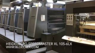 Heidelberg Speedmaster XL 105-6LX InpressControl - running 18000 sheets/h