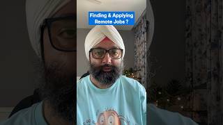 Day 01/30 : How to Find Remote Jobs? | Savinder Puri