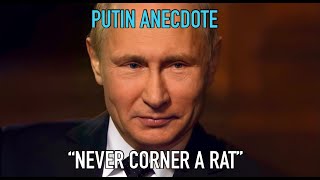 PUTIN : “CORNERED RAT” STORY - 60 Minutes Interview - SHARE PLEASE to Educate about Putin #Putin