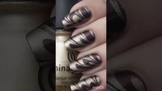 Water marble 💅nail art tutorial, #nails #naildesign #watermarblenailart #marblenails #shortvideo #yt