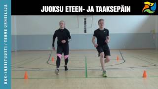 6 Juoksu eteen- ja taaksepäin