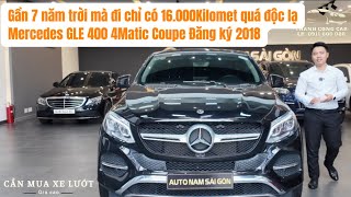 Gần 7 năm trời mà đi chỉ có 16.000Kilomet quá độc lạ, Mercedes GLE 400 4Matic Coupe Đăng ký 2018