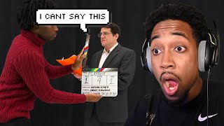 swiftswoopswann reacts to kanel joseph's offensive script prank