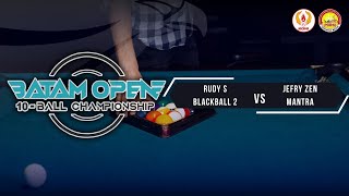 FULL MATCH Batam Open 2024  Rudy S - Blackball 2 VS Jefry Zen - Mantra