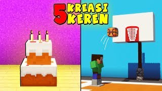 5 KREASI KEREN DAN RAHASIA YANG BISA KALIAN BUAT DI MINECRAFT