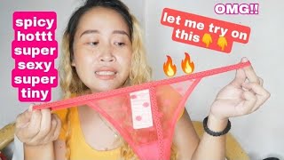 Affordable sexy see through haul from shopee part 2