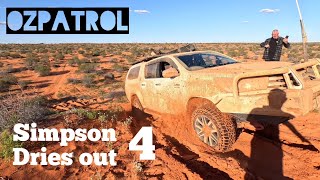 Simpson Desert finally dries up, still get bogged tho