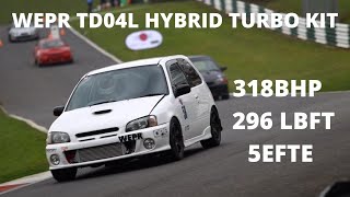 TOYOTA STARLET EP91 | DYNO | 318 BHP QUICK SPOOL ROCKET | 5EFTE