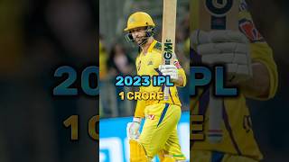 DEVON CONWAY IPL SALARY 💛 #ipl #shortvideo #iplsalary #viral #csk #devonconway #sports #shorts