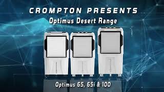 Crompton Ozone Desert Air Cooler- 75L; with Everlast Pump, Auto Fill, 4-Way Air Deflection