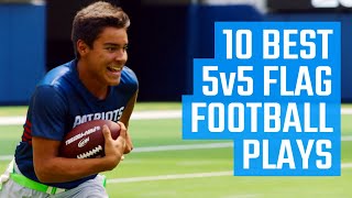 10 Best 5v5 Flag Football Plays | Flag Football Plays 5 on 5 | Flag Football Plays by MOJO