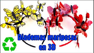 🦋DIADEMAS DE MARIPOSAS EN 3D♻/GISELA PACHECO DE ANGEL