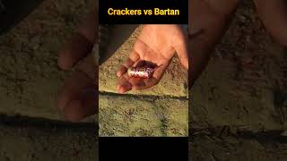 Bullet crackers vs Bijili crackers Power testing with bartan #amazing fireworks experiment