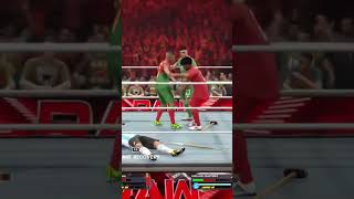 football players WWE fight lionel messi Vs cristiano ronaldo vs mohamed salah Vs M odegaard #wwe2k23