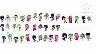 Teen Titans Go! Dancing 1x, 1.5x, 2x, 4x, 8x, 16x