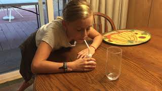 Can you put a Ping Pong ball into a glass? Experiment Air pressure