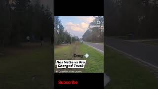 ProCharged Truck VS Nos Vette 💨#tiktok #viral #race